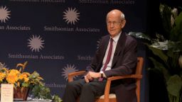 Smithsonian Associates presents an evening with U.S. Supreme Court Justice Stephen Breyer Monday, Oct. 4.