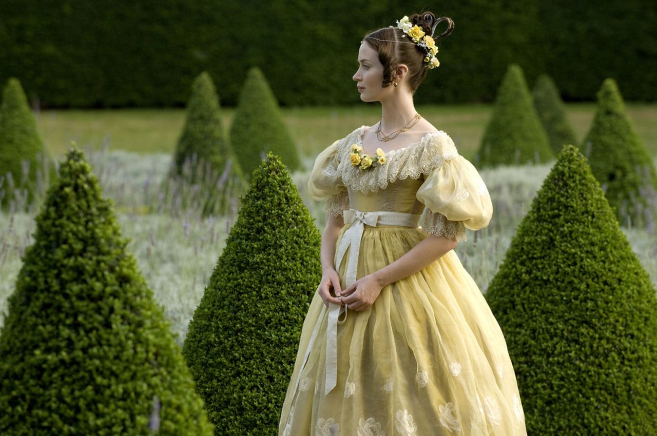 Emily as Queen Victoria, hair by Pilcher.