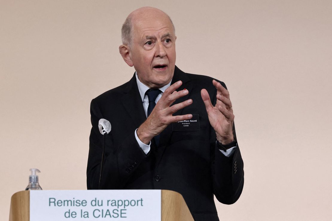 Jean-Marc Sauvé, head of the independent commission behind the report, delivered its findings on Tuesday in Paris. 