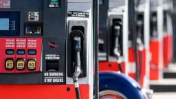 Gibraltar, PA - September 20: The gasoline fuel pumps for the Turkey Hill gas station on route 724 in Gibraltar, PA Monday afternoon September 20, 2021. (Photo by Ben Hasty/MediaNews Group/Reading Eagle via Getty Images)