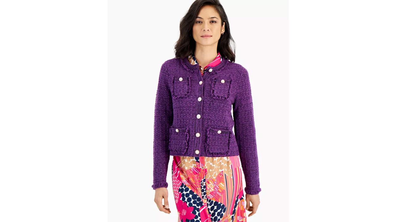 Charter Club Boucle Blazer