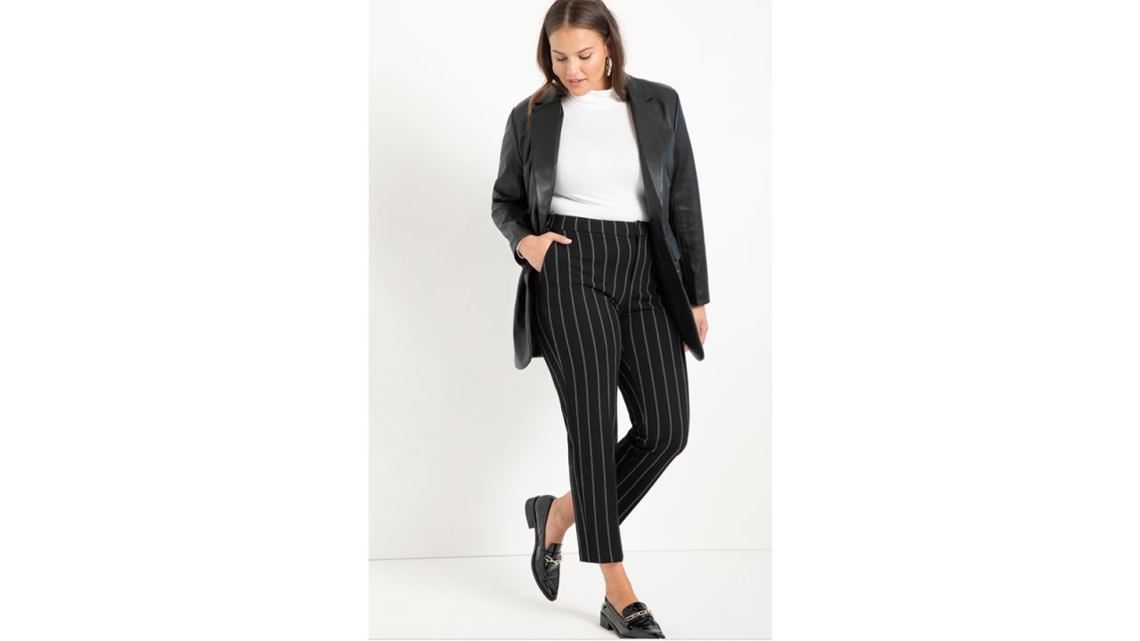 Eloquii Oversized Leather Blazer