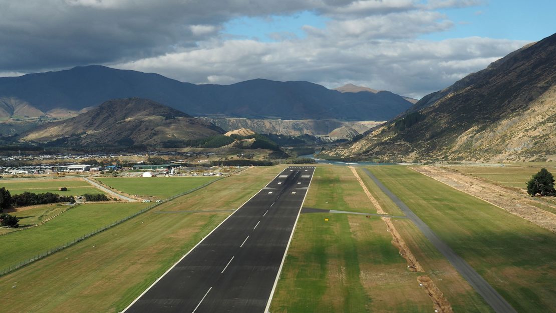 Fly into Queenstown and you might get spectacular views of the Southern Alps.