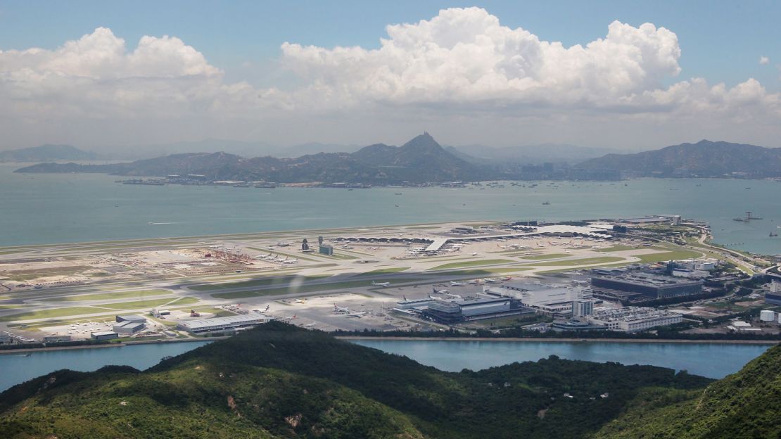 Fly into Hong Kong for incredible views of the South China Sea.