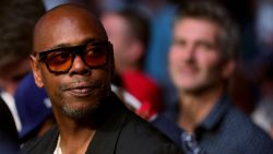 LAS VEGAS, NEVADA - JULY 10: Dave Chappelle looks on during UFC 264: Poirier v McGregor 3 at T-Mobile Arena on July 10, 2021 in Las Vegas, Nevada. (Photo by Stacy Revere/Getty Images)