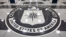 The seal of the Central Intelligence Agency is displayed in the foyer of the original headquarters building in Langley, Virginia, U.S., on Friday, Sept. 18, 2009. 