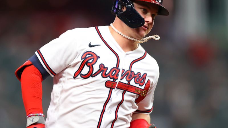 Atlanta Braves player Joc Pederson's pearl necklace stirs fans into frenzy