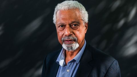 EDINBURGH, SCOTLAND - AUGUST 17: Abdulrazak Gurnah attends a photocall during the Edinburgh International Book Festival on August 17, 2017 in Edinburgh, Scotland. (Photo by Simone Padovani/Awakening/Getty Images)