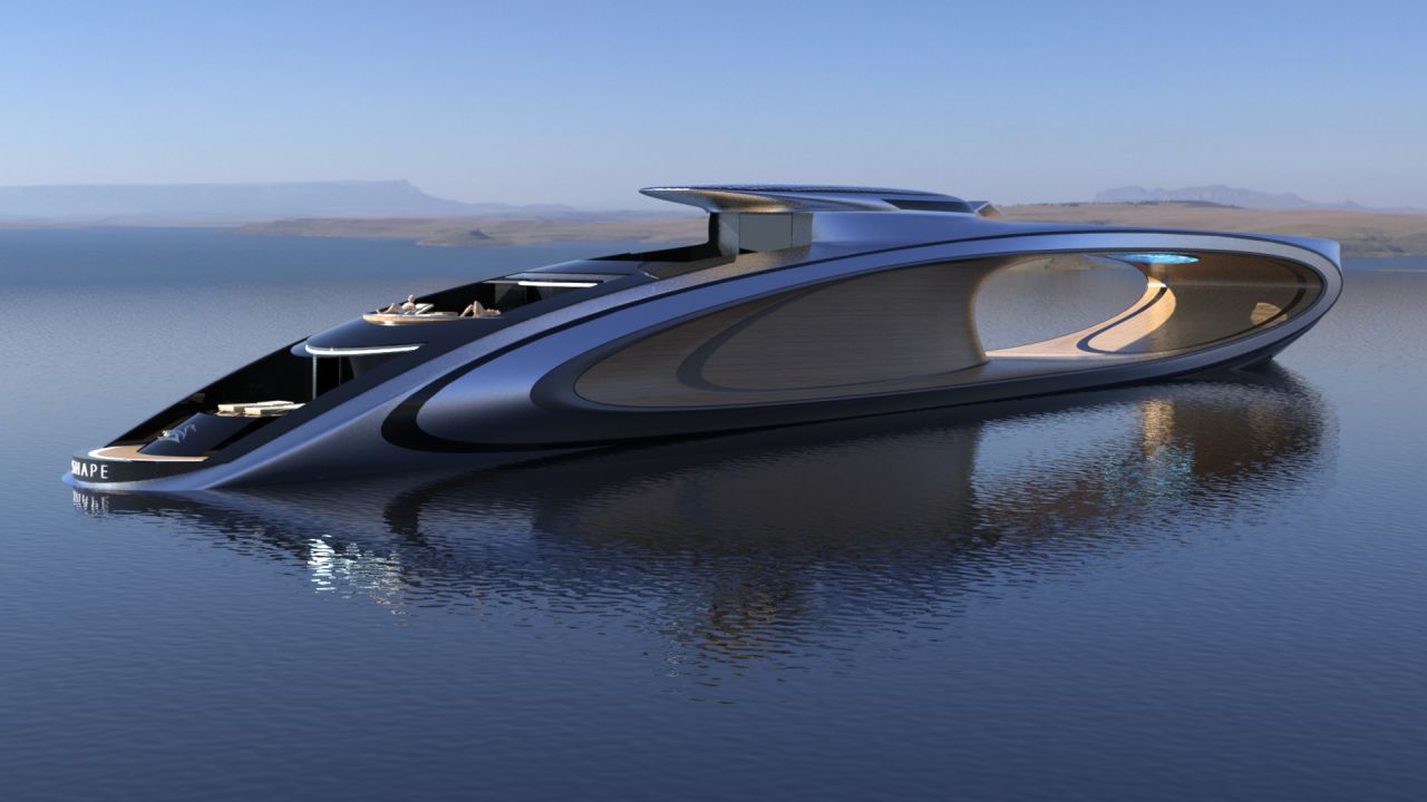 Its estimated price is around $80 million, and the designers say the yacht would take 20 months to construct.