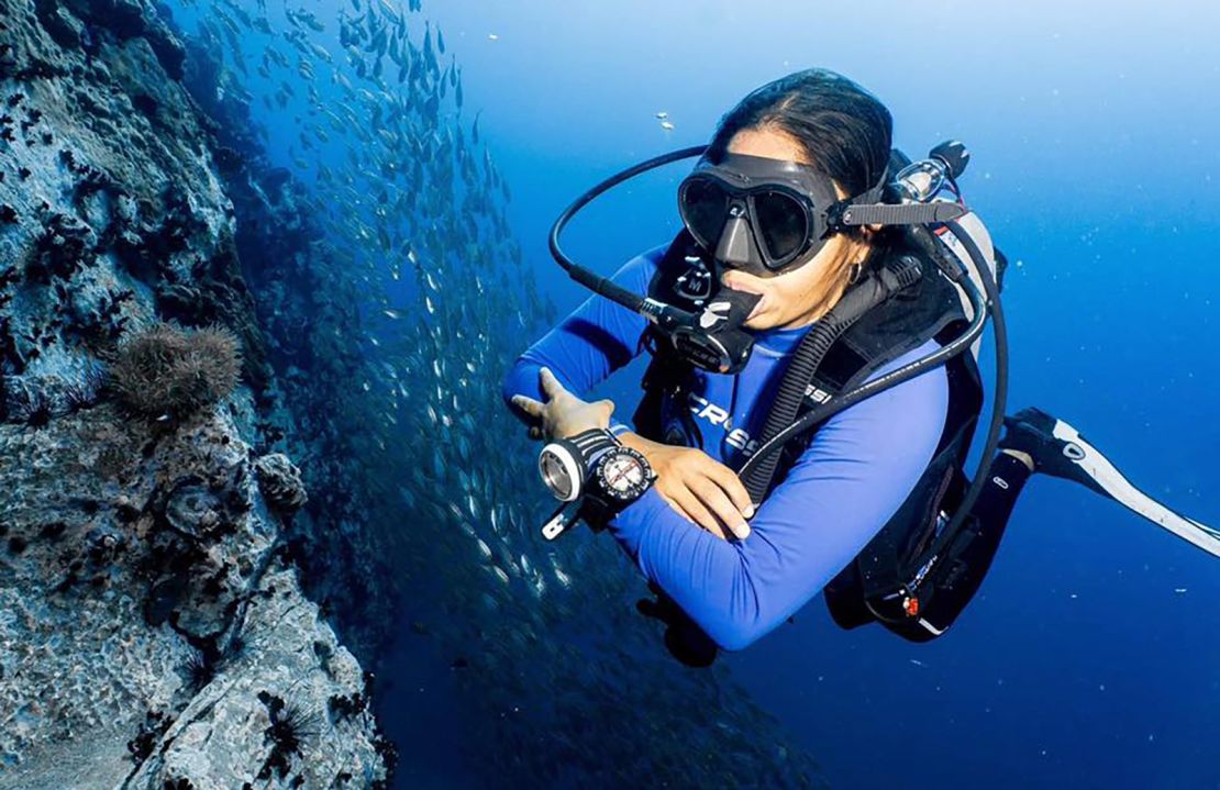 Neha Contractor quit her job during the pandemic to become a scuba diver instructor.