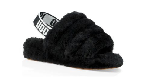 Ugg Fluff Yeah Genuine Shearling Slingback Sandal