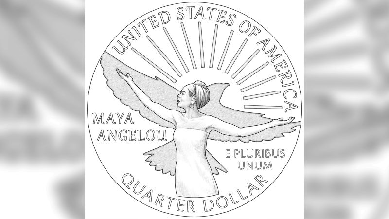 Maya Angelou becomes first Black woman to appear on US quarter as