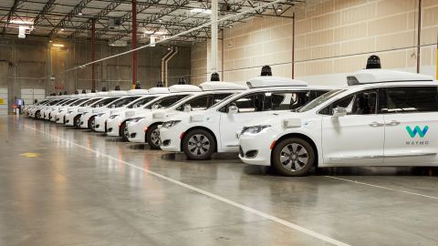 Waymo vehicle depot