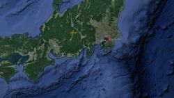 screengrab earthquake japan location