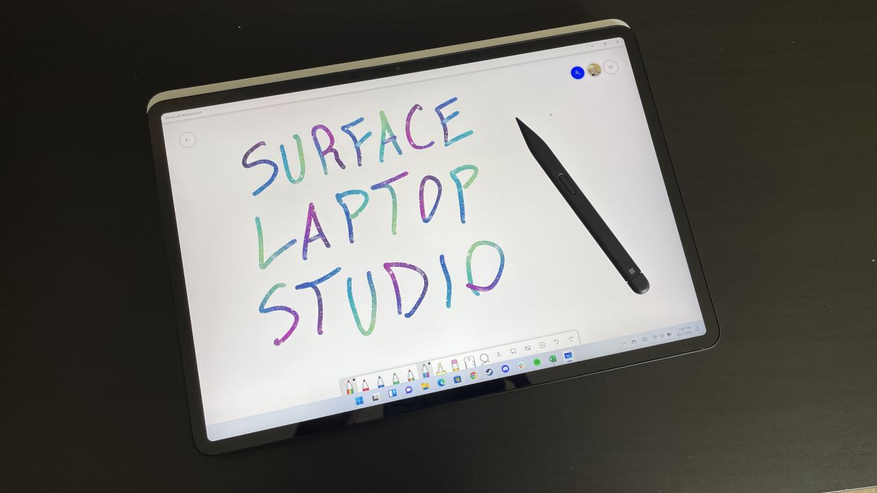 underscored Surface Laptop Studio pen 1