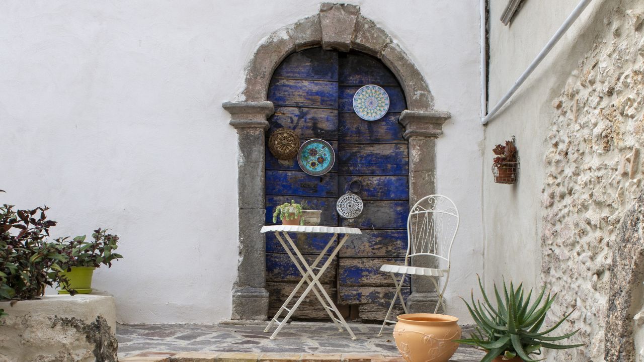 Some houses have already been bought and restored.