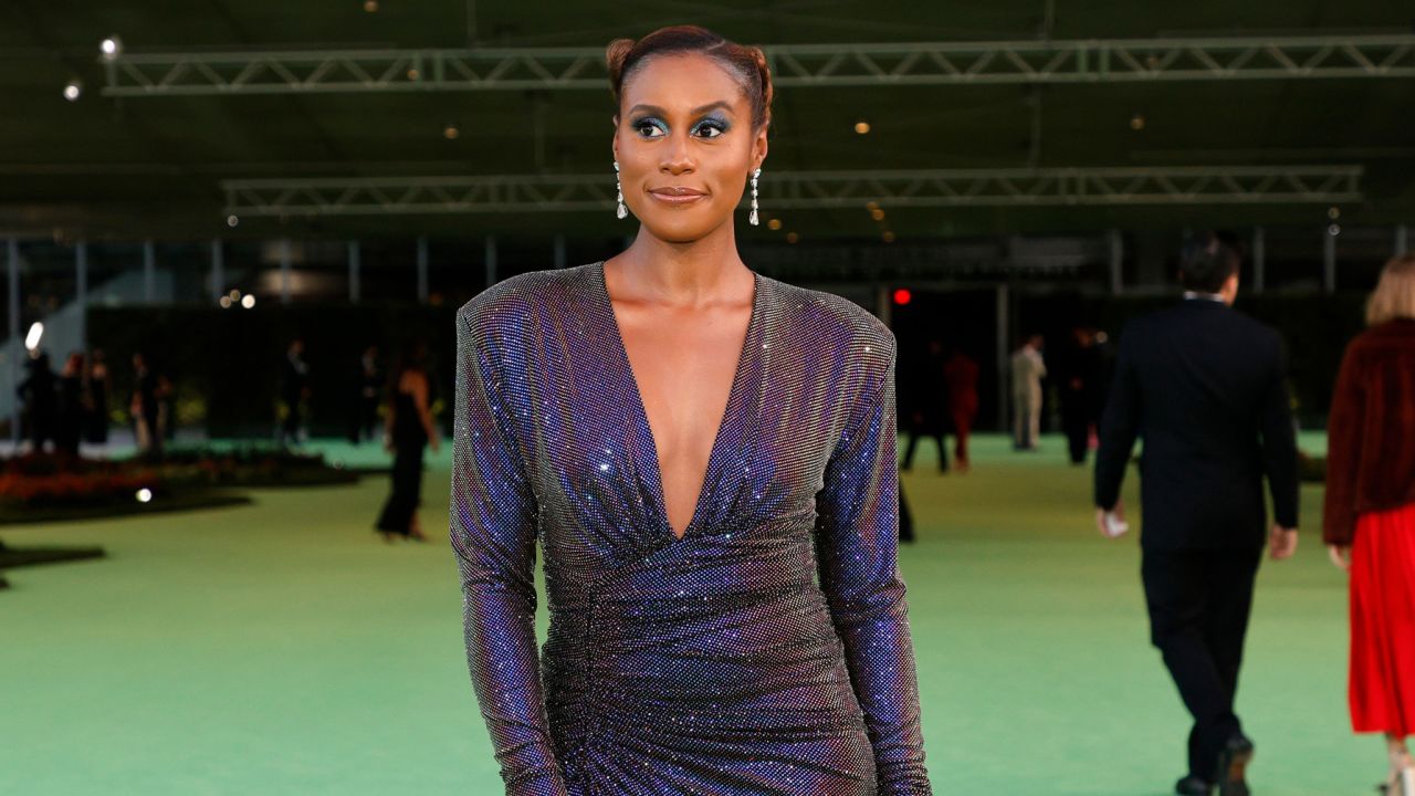 Issa Rae attends the Academy Museum of Motion Pictures opening gala in Los Angeles on September 25, 2021. 