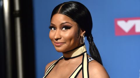 Nicki Minaj at the MTV Video Music Awards in New York on August 20, 2018 