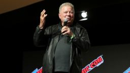 William Shatner speaks at the William Shatner Spotlight panel during Day 1 of New York Comic Con 2021 at Jacob Javits Center on October 07, 2021 in New York City. (Photo by Bennett Raglin/Getty Images for ReedPop)