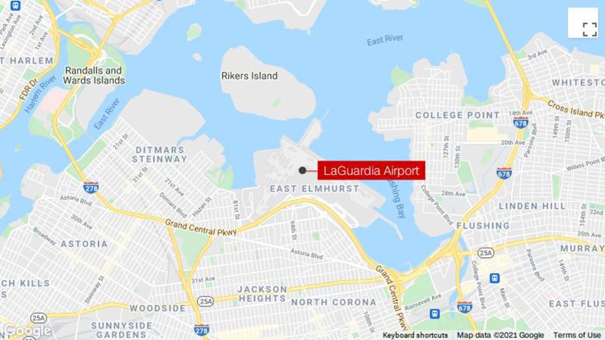 MAP laguardia airport new york incident 10 09 2021