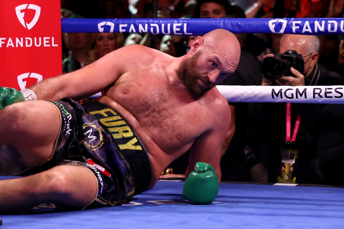 Fury was put on the canvas by Wilder in the fourth round.