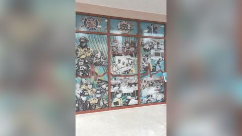 The mural in Boynton Beach, Florida, that depicts Latosha Clemons, a Black woman, as White.
