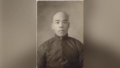 Young Wah Gok is pictured in 1891.