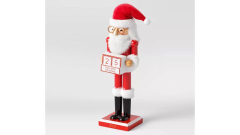 Wondershop Snowman Santa Countdown Nutcracker 