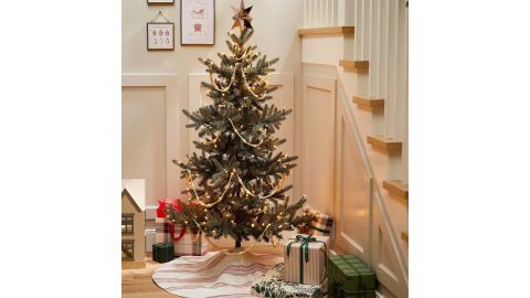 Hearth & Hand With Magnolia Pre-Lit Artificial Pine Christmas Tree 