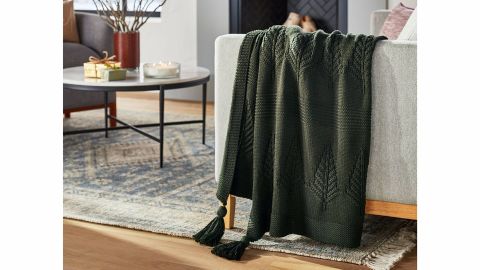Threshold Designed With Studio McGee Knitted Tree Throw Blanket 