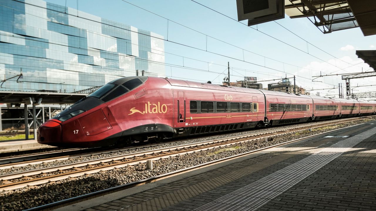 In a world first, Italo trains are the privately owned rivals to the state-owned Frecce trains.
