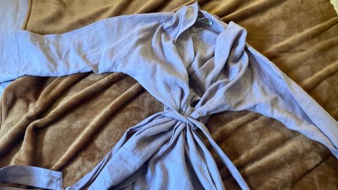 Magic Linen linen bathrobe