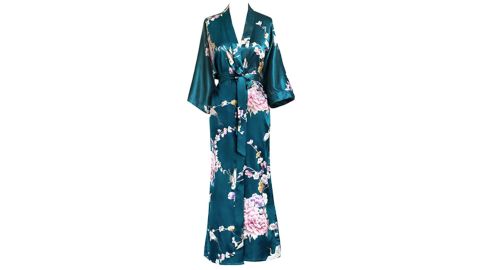 Kim+Ono Women's Satin Kimono Robe