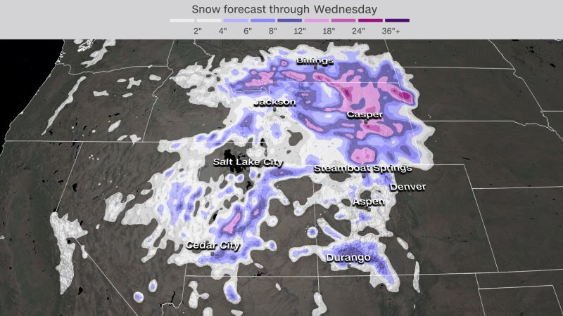 First Significant Snowstorm Of The Season Takes Aim At The Rockies | CNN