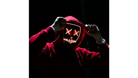 Anroog Halloween Mask LED Light up Mask 2-Pack