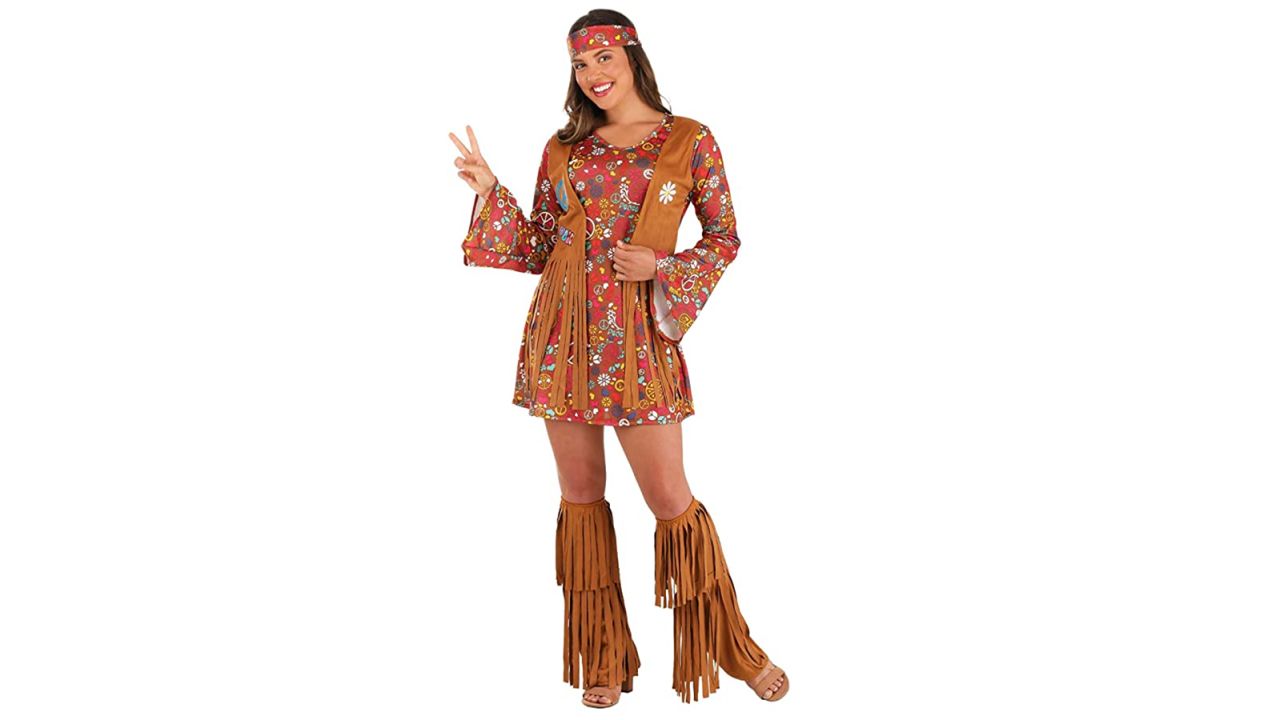 Peace Out Hippie Costume for Girls - Halloween Costume Ideas