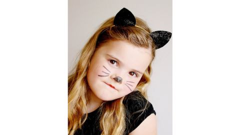 Merroyal Glitter Cat Ears Headband