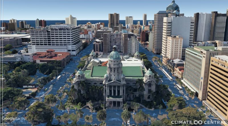 What Sea Level Rise Will Look Like Around The Globe CNN 211011161947 Climate Central Flooding Durban Illustration