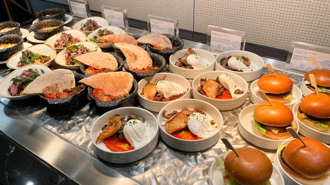 A look at some of the food on option.