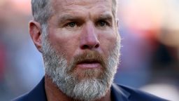 Brett Favre, shown before an NFL game in 2016, says he didn't know the money initially  was targeted for a program for needy families.