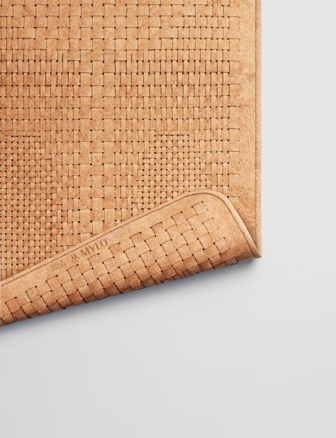 Mylo's "unleather" has won the backing of brands including Stella McCartney, Adidas, and Lululemon (pictured), which unveiled its capsule collection of yoga mats and sports bags in July 2021.