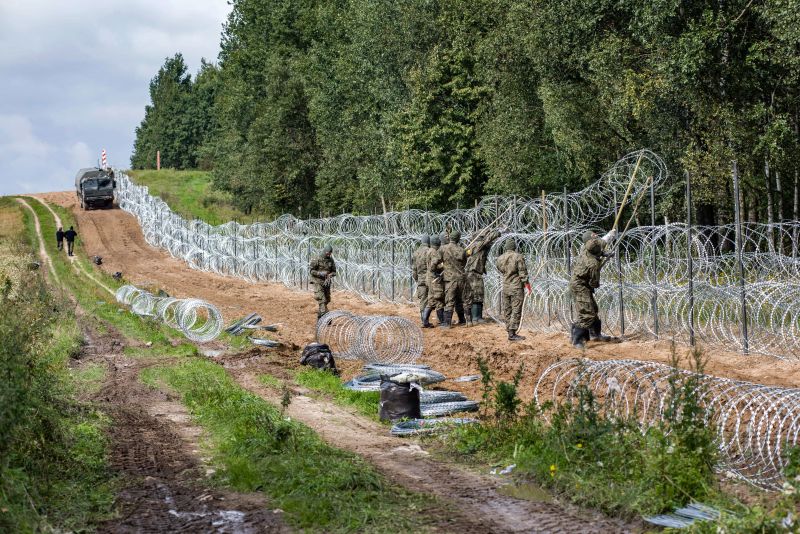 Poland Plans To Spend Over $400 Million On Wall On Belarus Border | CNN