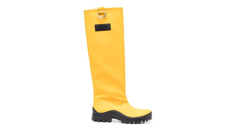 cute knee high rain boots