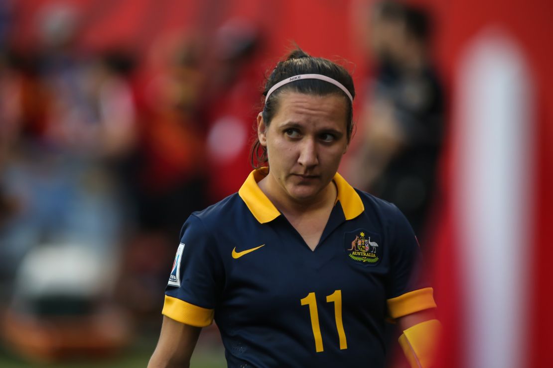 De Vanna during the USA vs. Australia game at the Investors Group Field.