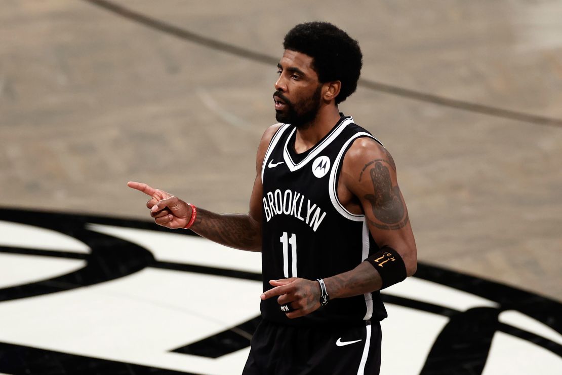 Brooklyn Nets guard Kyrie Irving  