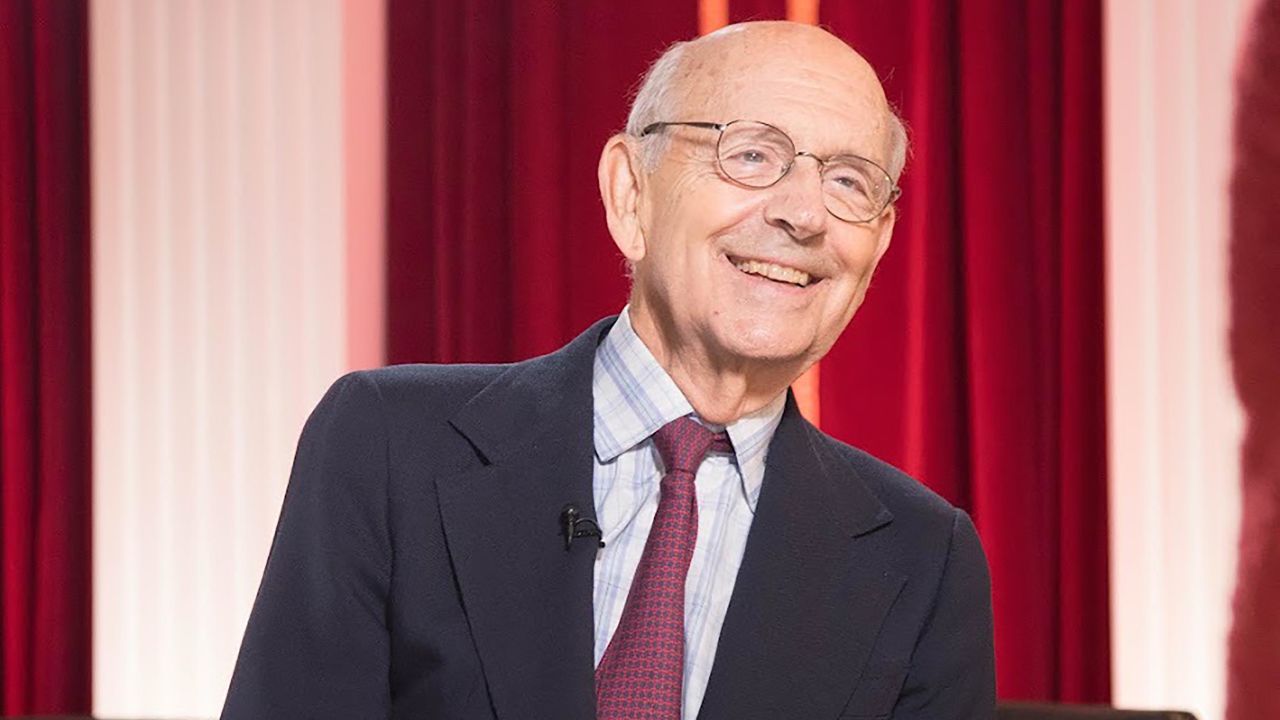 Justice Stephen Breyer interviewed by CNN's Joan Biskupic on October 13, 2021.