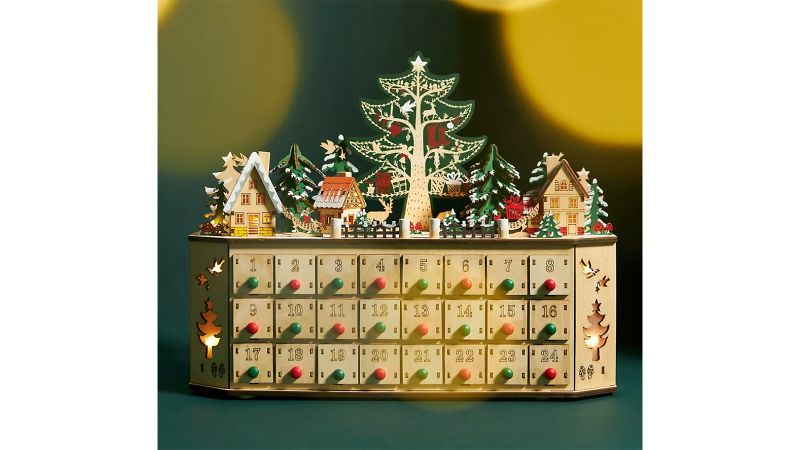 Christmas Craft Kit FREE SHIPPING Make your own Wood Advent Calendar DiY Christmas Advent Calendar Craft O Holy Night Advent Book