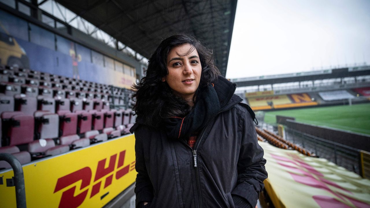 Former Afghanistan women's football captain Khalida Popal.