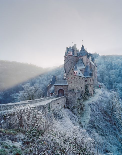Photographer Frédéric Chaubin captured over 200 European castles for his new book, including the medieval Eltz Castle in Germany, pictured here. 