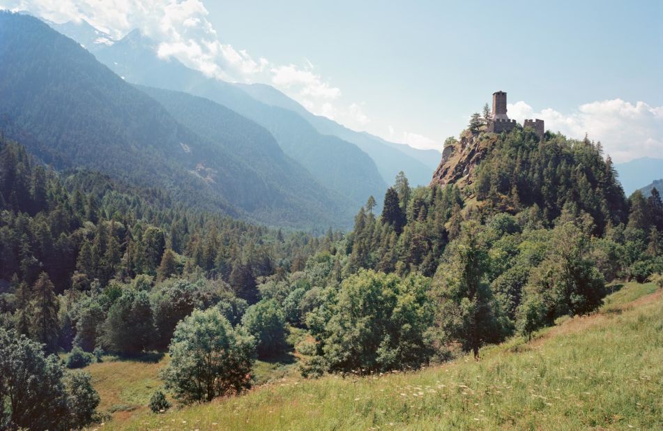 The powerful Challant family once lived at Graines Castle in Italy, dating back to the 11-15th century.